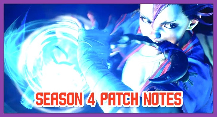 Patch notes highlighting recent balance changes in Street Fighter Duel