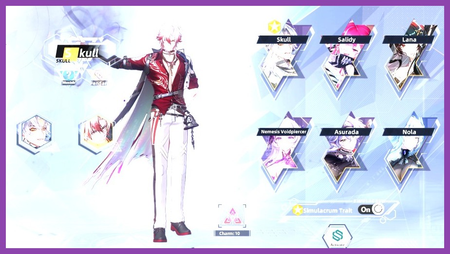 Battle scene showing simulacra abilities in Tower of Fantasy