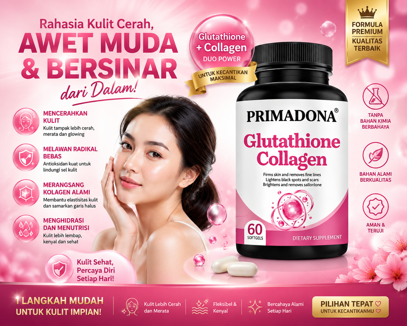 Primadona Glutathione Collagen