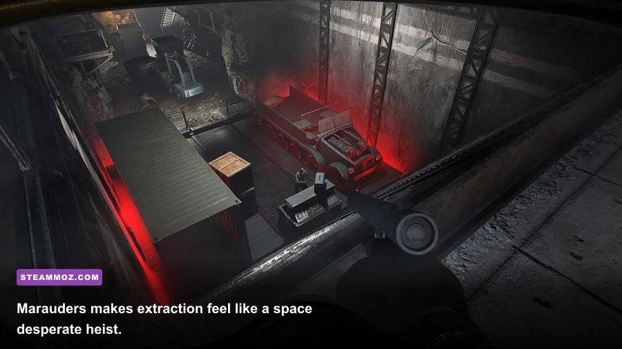 Marauders players boarding a hostile space station during an extraction raid