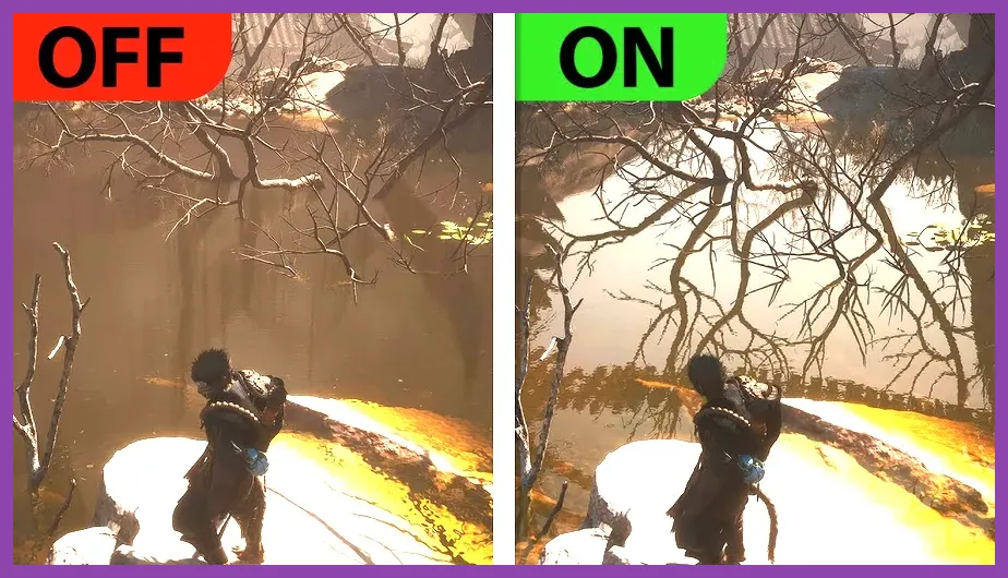 Full Path Tracing comparison in Black Myth Wukong visual quality