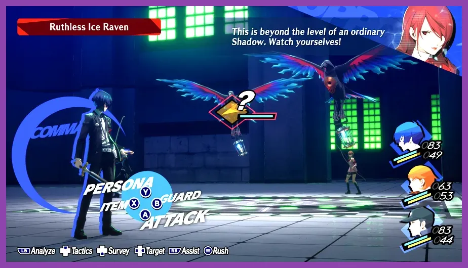 Persona 3 Reload team executing an All-Out Attack