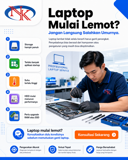 Waspadai 5 Tanda Laptop Sudah Minta Diservis: Jangan Tunggu Sampai Mati Total!