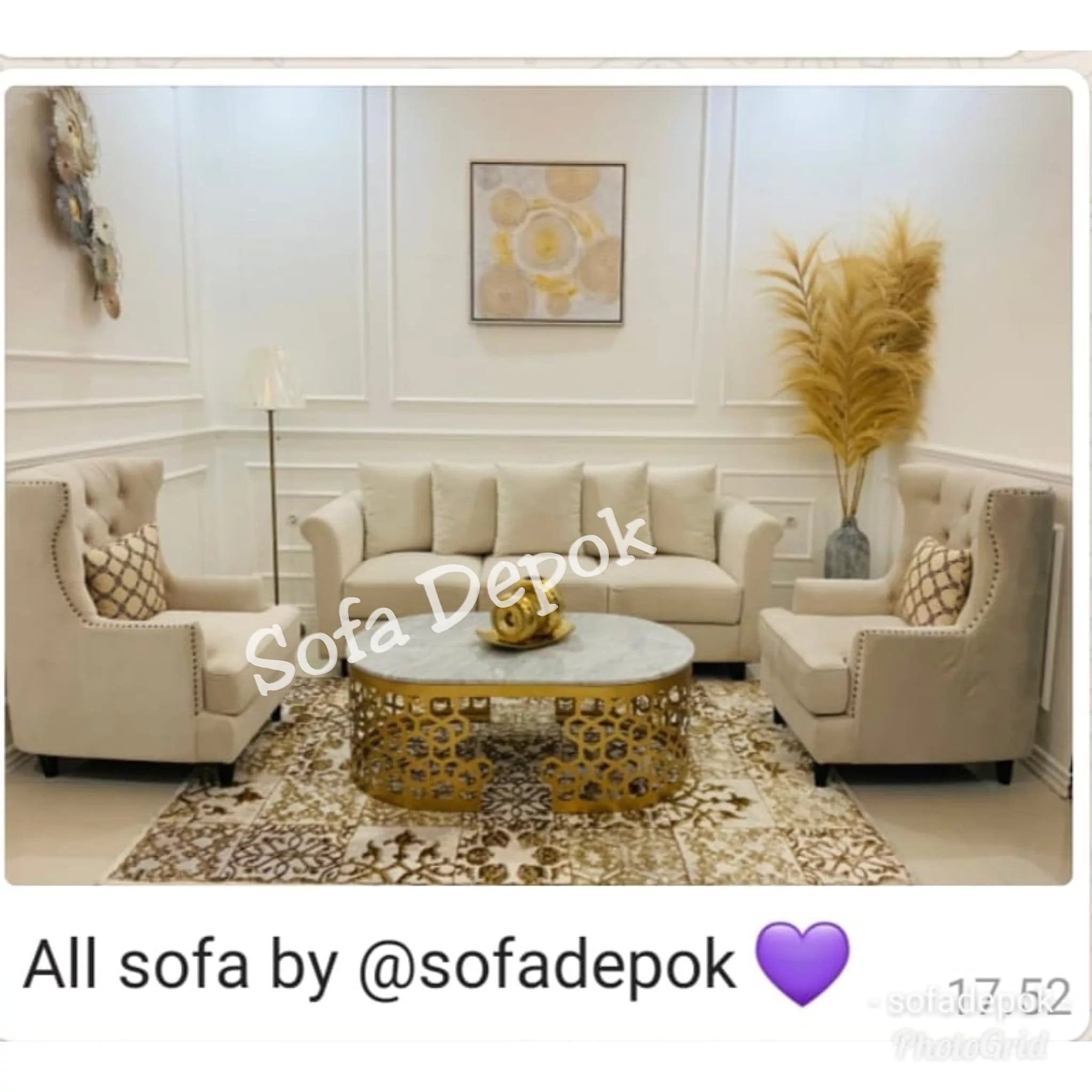 Sofa custom hasil pengerjaan Sofa Depok by Yenia