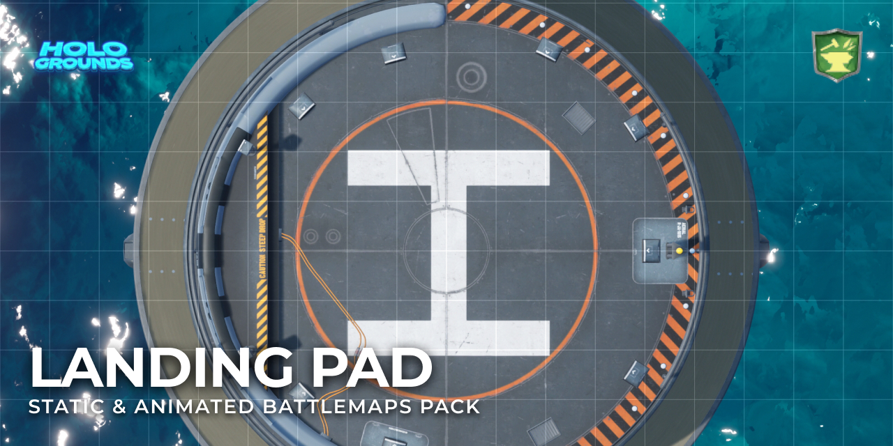 Landing Pad Animated Battlemaps