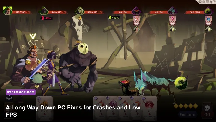A Long Way Down dungeon gameplay on PC