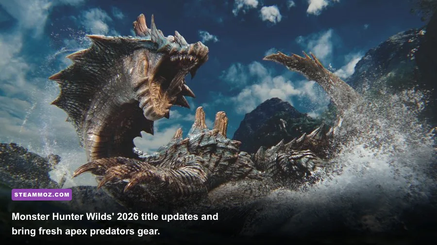 Monster Hunter Wilds new monster battle screenshot