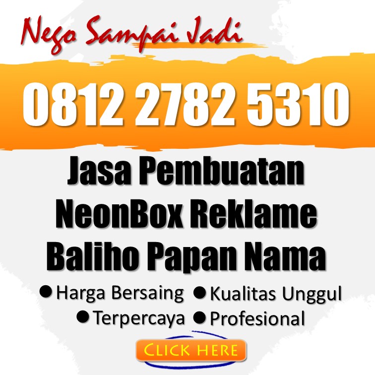 📱 WA 0812 2782 5310 - Anggaran Pembuatan Papan Nama Toko Neon Box Di Sidoharjo Sragen