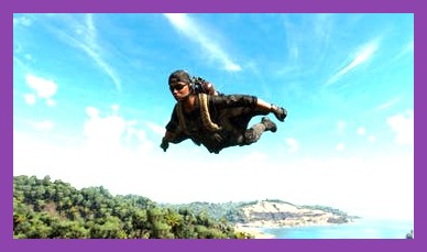 Dani Rojas wingsuit air drop over Yara in Far Cry 6