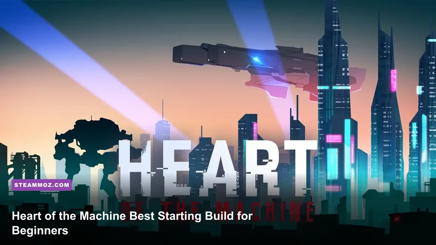 Heart of the Machine AI city core surrounded by futuristic buildings