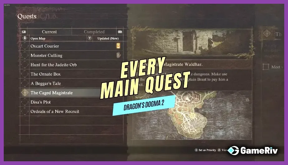 Completing quests