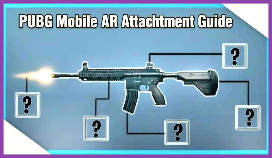 Fully attached M416 assault rifle in PUBG Mobile