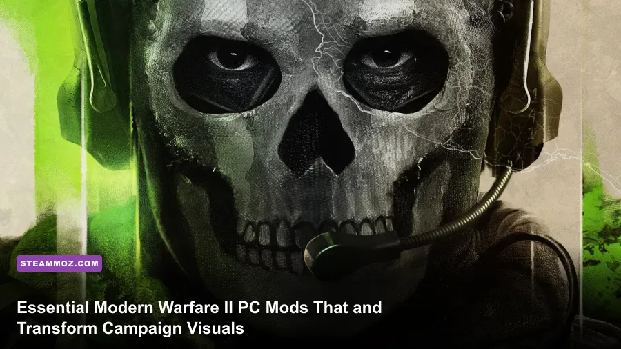 Modern Warfare II PC night raid campaign running at ultra 4K graphics with realistic lighting