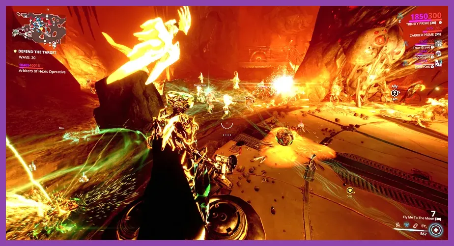 Warframe endgame boss or arbitration squad