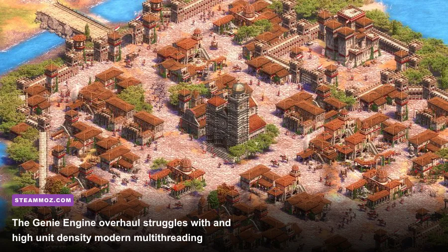 Town Center and villager management in Age of Empires Definitive Edition