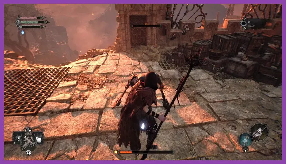 Executing a precise wither damage parry against a tough adversary