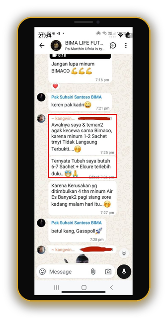 Testimoni pelanggan BIMACO 4