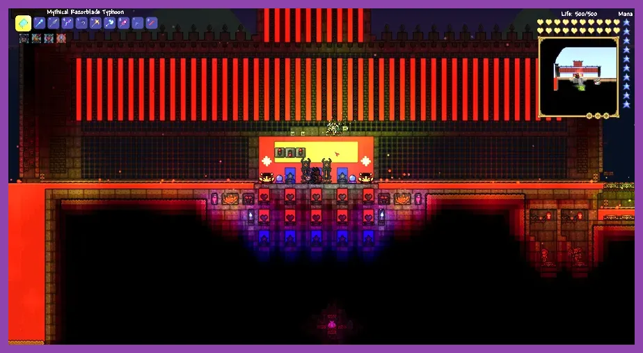 Terraria solo player progression and arena prep