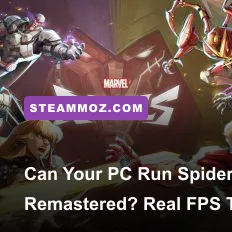 Spider-Man swinging through Manhattan in Marvel's Spider-Man Remastered on PC