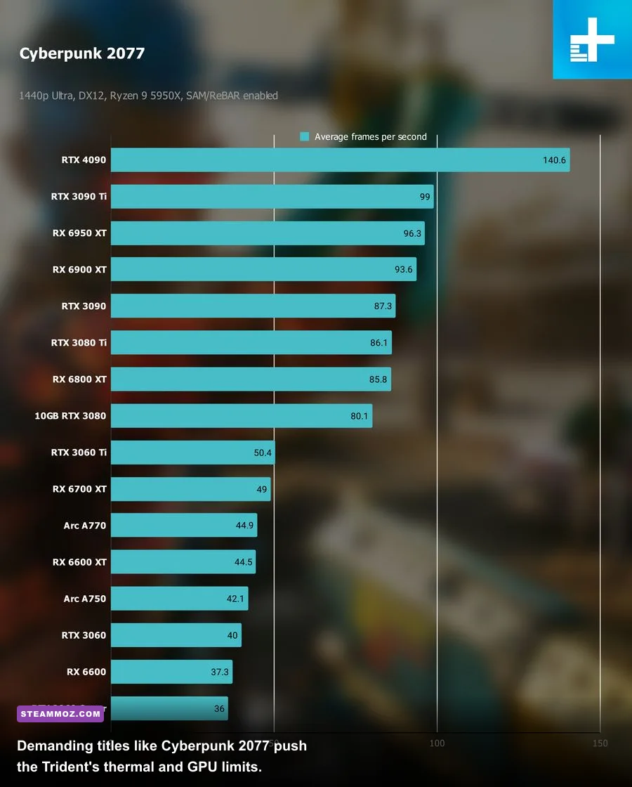 Intense shootout benchmark scene in Cyberpunk 2077 Phantom Liberty