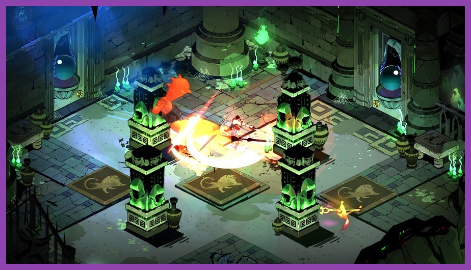 Hades action-packed gameplay screenshot