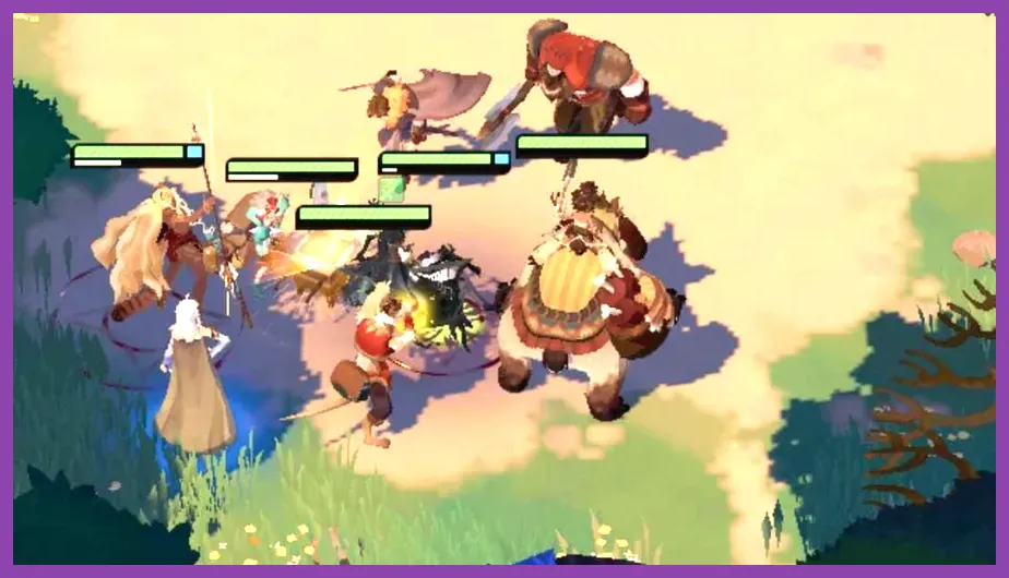 AFK Journey battle featuring Cecia Rowan and Smokey Meerky