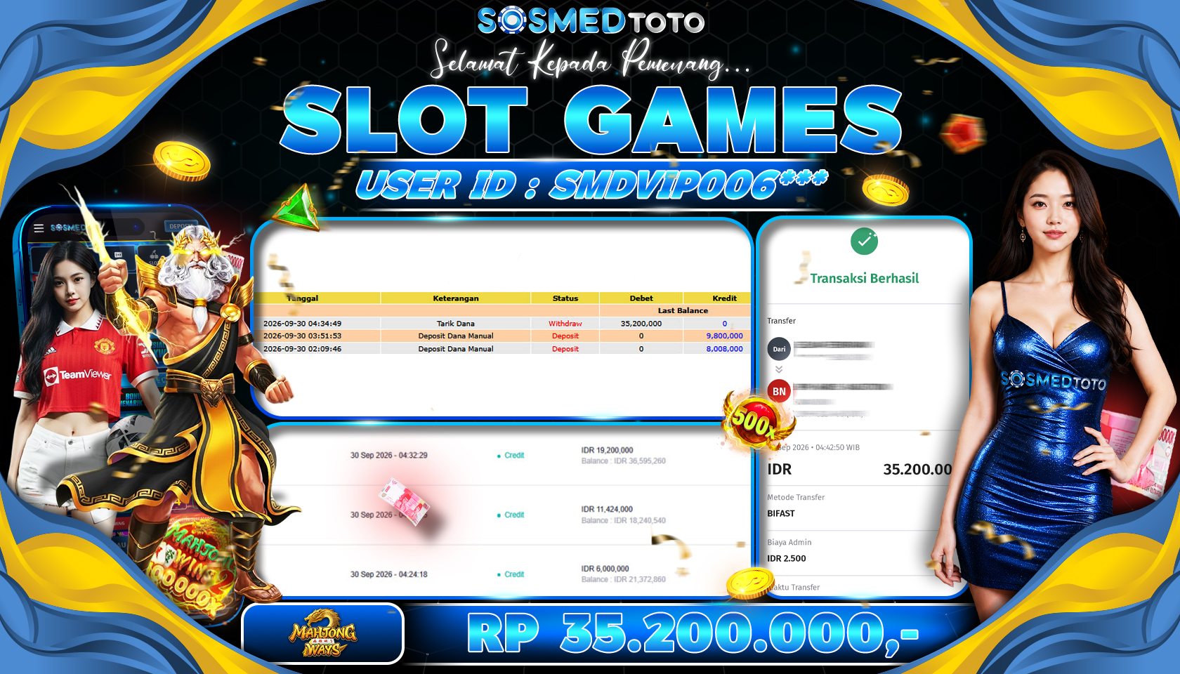 SOSMEDTOTO JACKPOT SLOT 35 JT LUNASS !