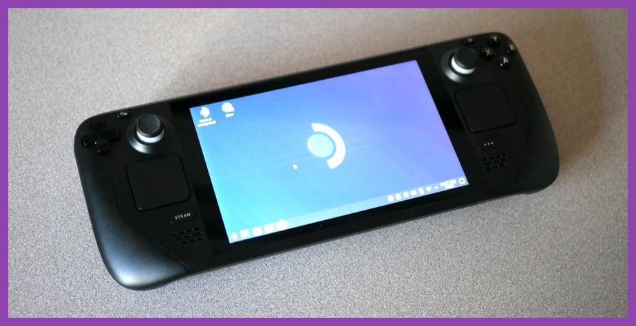 Steam Deck running KDE Plasma Desktop Mode