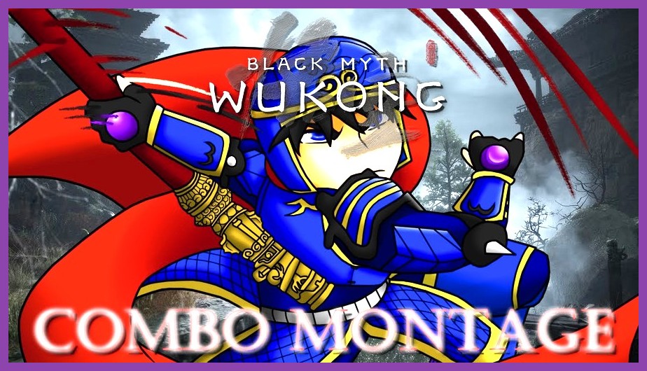 Montage of Wukong performing skill combos in battle