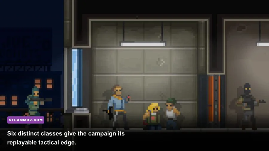 Door Kickers Action Squad character classes and tactical equipment