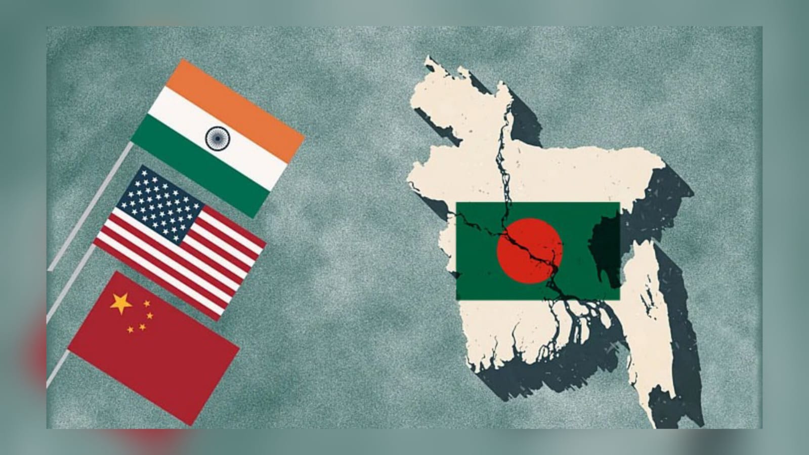 তিন শক্তির সমীকরণে বাংলাদেশের পররাষ্ট্রনীতির নতুন পরীক্ষা