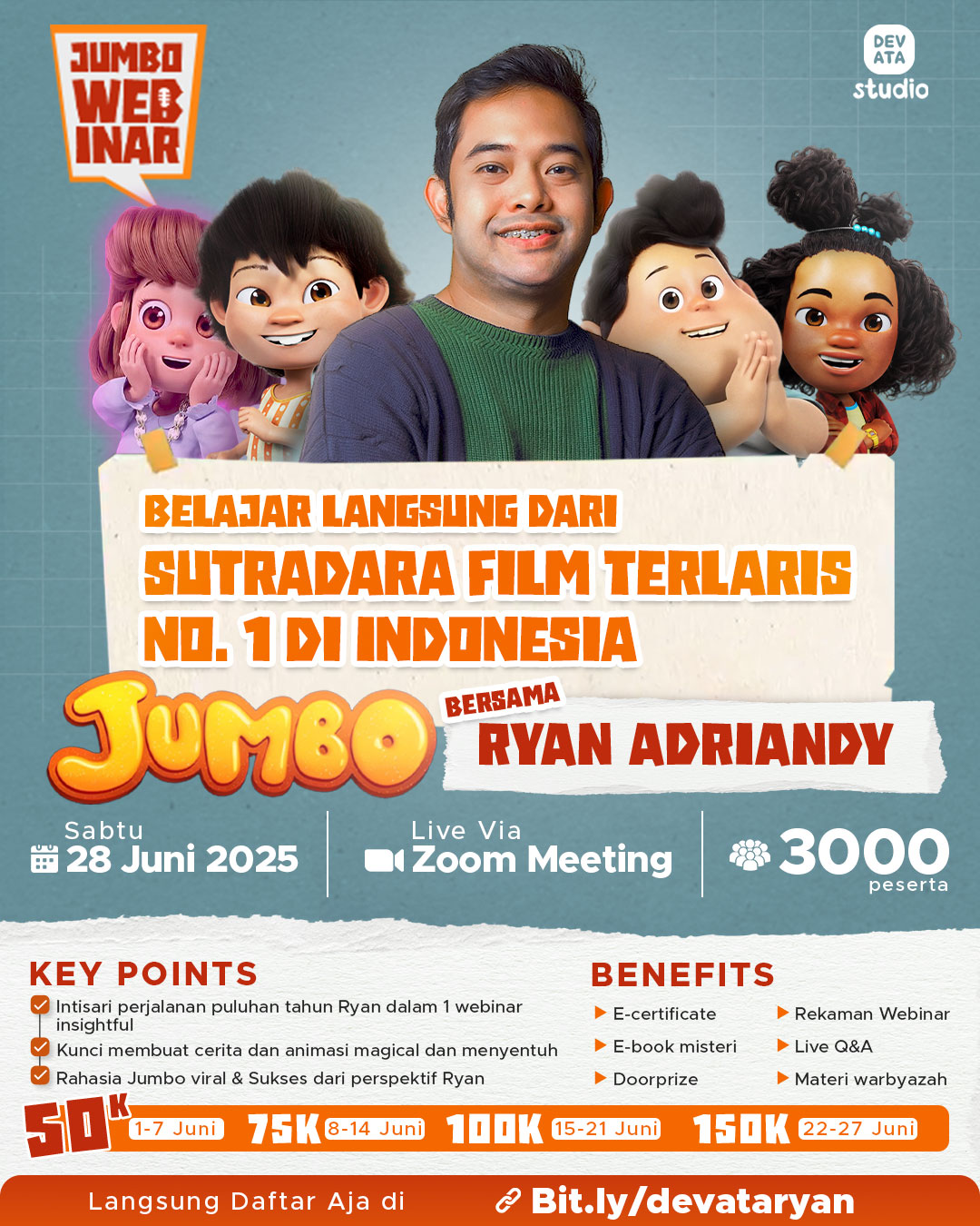 Belajar Langsung dari Sutradara Film Terlaris No.1 JUMBO