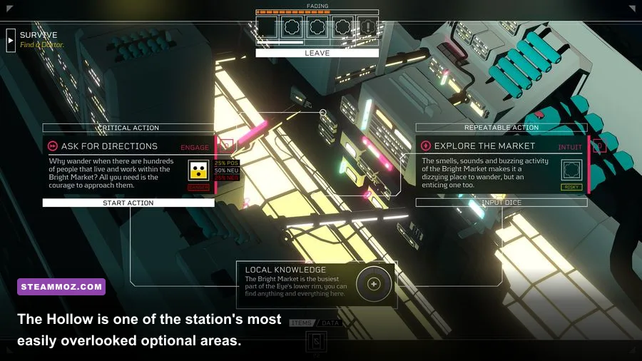 The Hollow hidden location in Citizen Sleeper