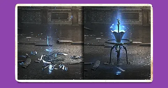 Lies of P character resting at a Stargazer