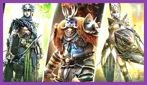 Raid Shadow Legends champion selection vault menu showing legendary champions