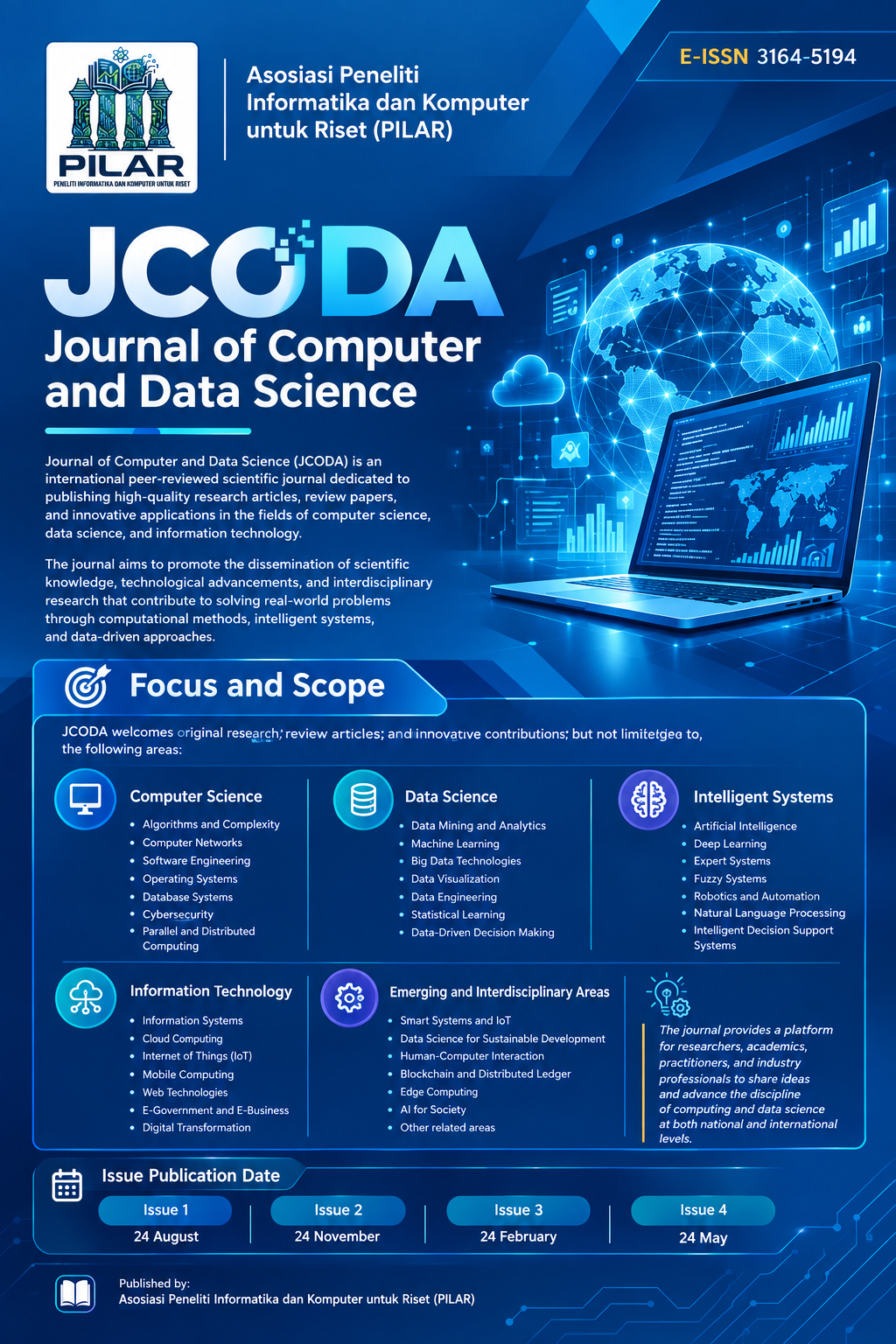 Journal of Computer and Data Science (JCODA) Cover