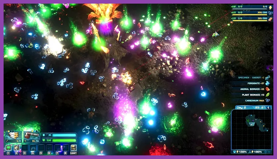 Epic RPG boss fight loot drop with glowing items