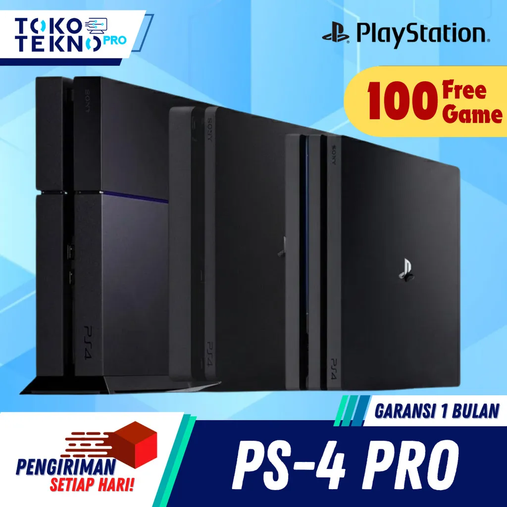 SONY PS4 PRO Online & Offline Storage 1TB PLAYSTATION PS 4 Full Game 1 Stik 2 Stick