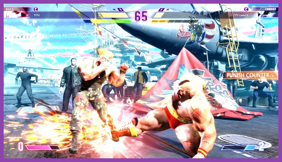 Street Fighter 6 World Tour mode character walking through Metro City