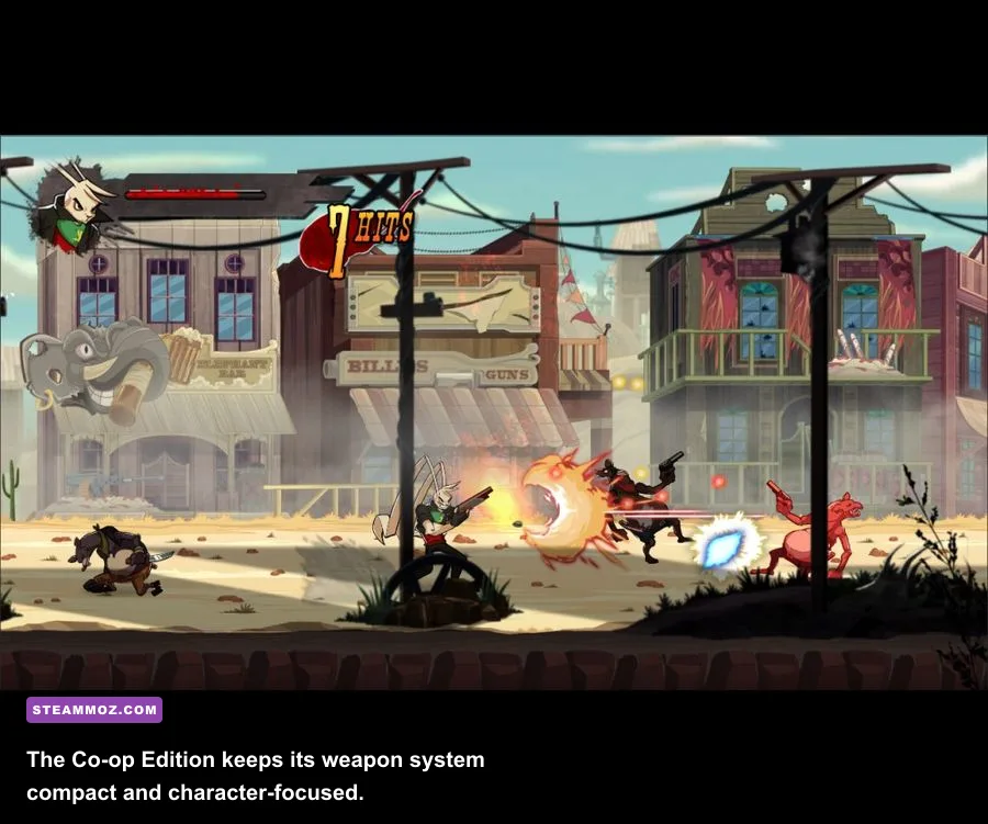 Dusty Revenge Co-op Edition PC gameplay on Steam
