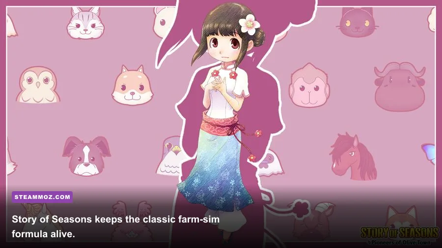Story of Seasons Pioneers of Olive Town farming gameplay