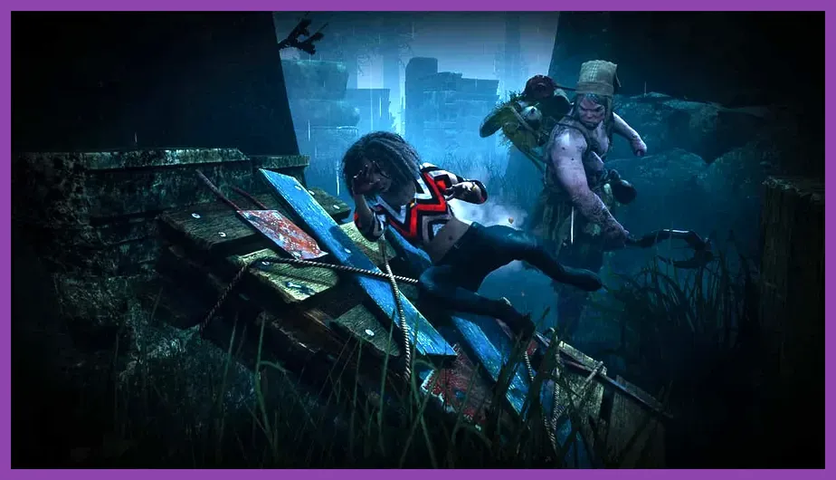 Dead by Daylight intense chase mechanics view