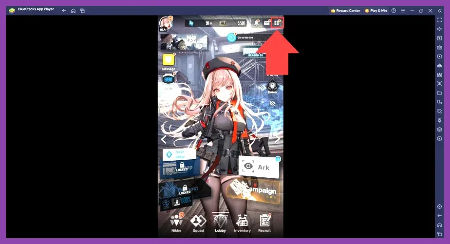 Goddess of Victory Nikke graphic options showing 60fps and high resolution