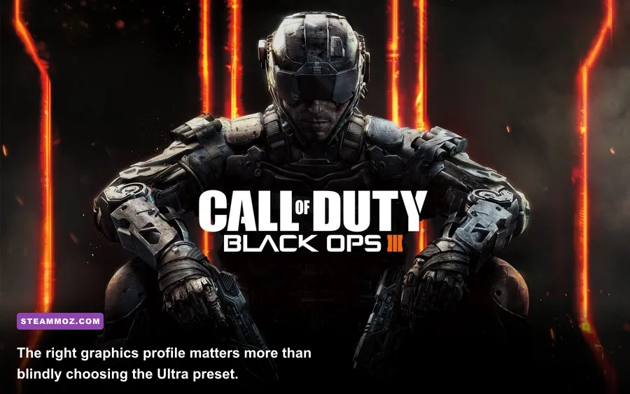 Black Ops 6 PC graphics settings menu showing rendering options