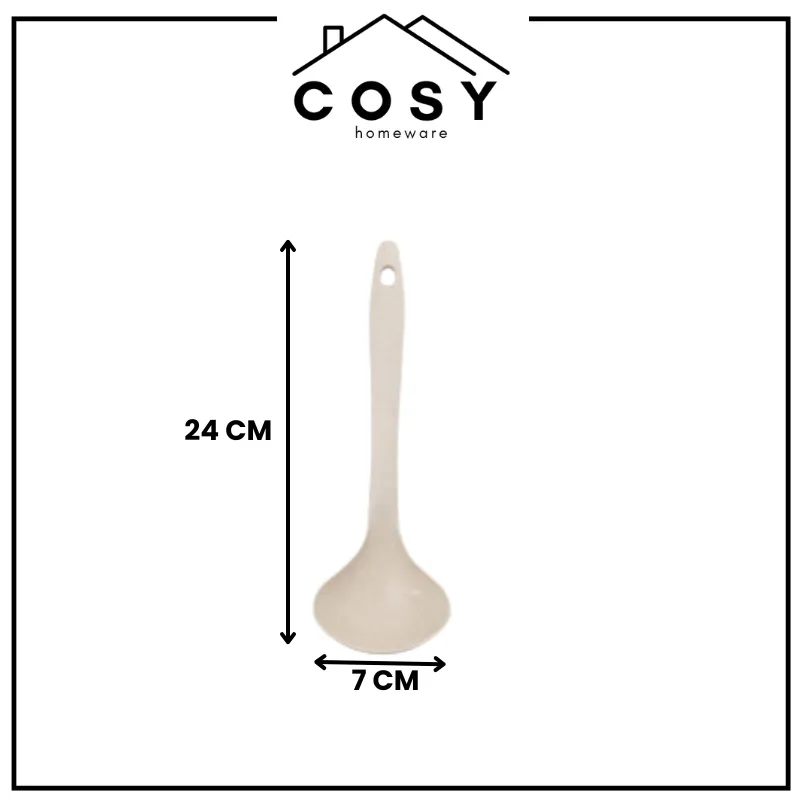 COSY Centong Sendok Besar Gagang Panjang Kuah Plastik Jerami Centong Kuah Soup Kualitas Food Grade - Gambar 4