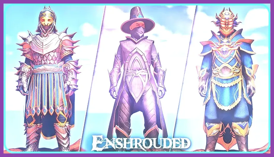 Ironroot Sentinel armor set worn by a player in Enshrouded