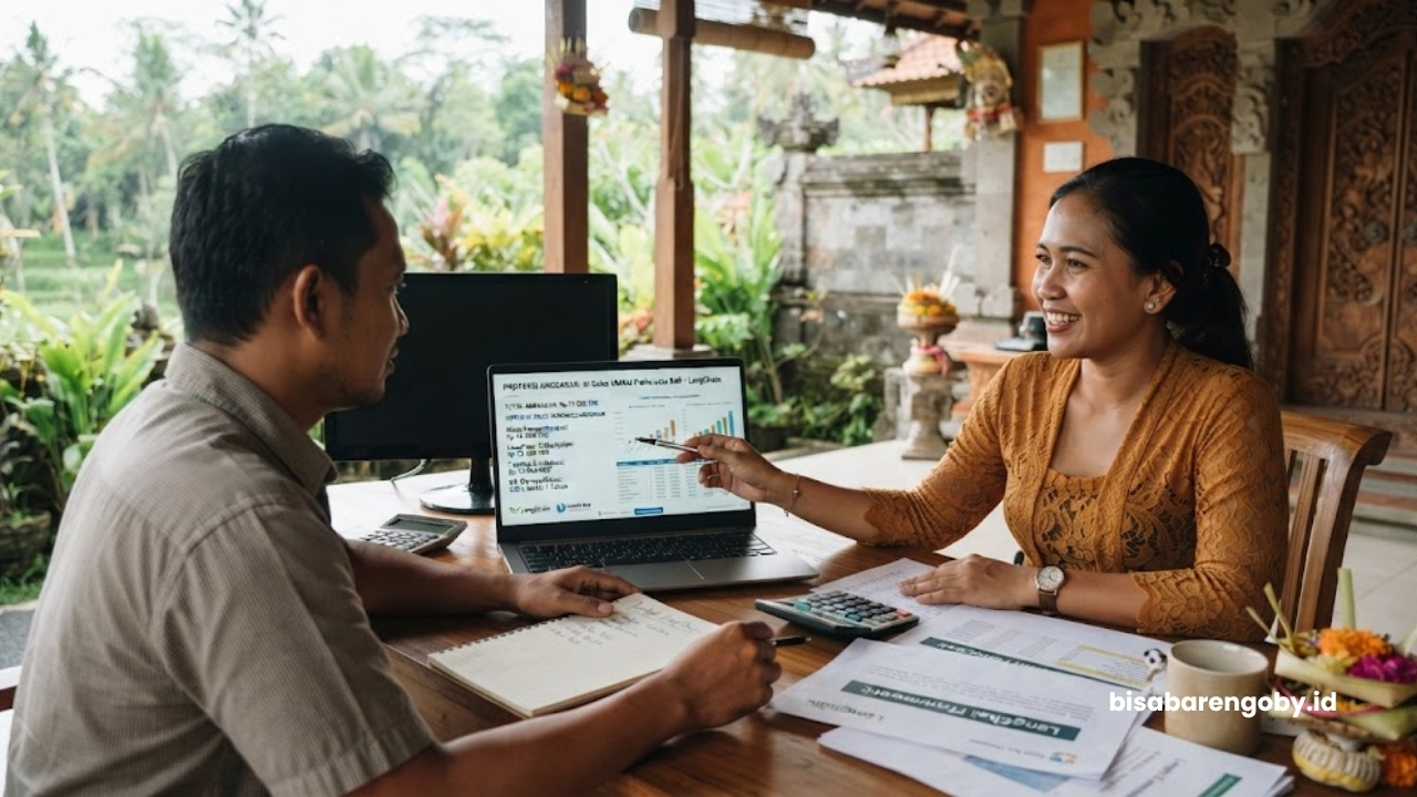 Pemilik bisnis pariwisata memproyeksikan anggaran harga AI Sales untuk UMKM di Bali berbasis LangChain