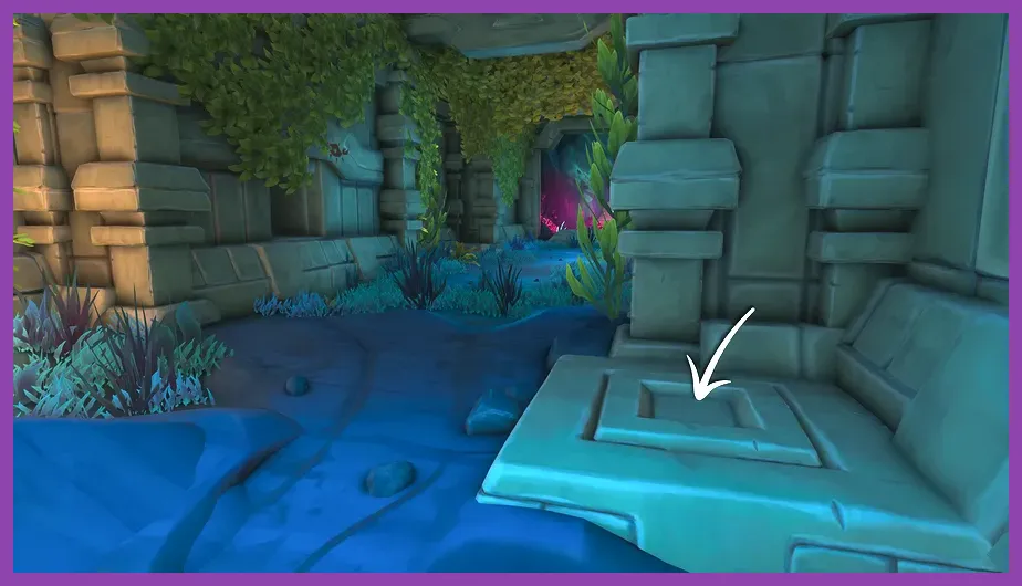 Exploring an underwater Sunken Kingdom shrine in Sea of Thieves