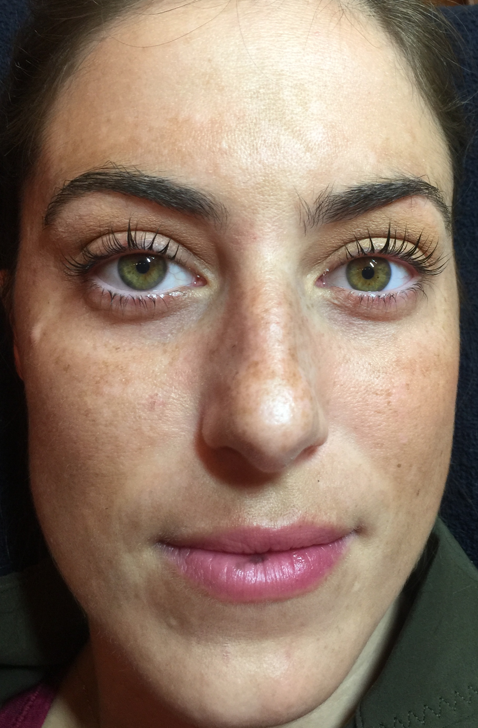 Professional lash and brow treatment