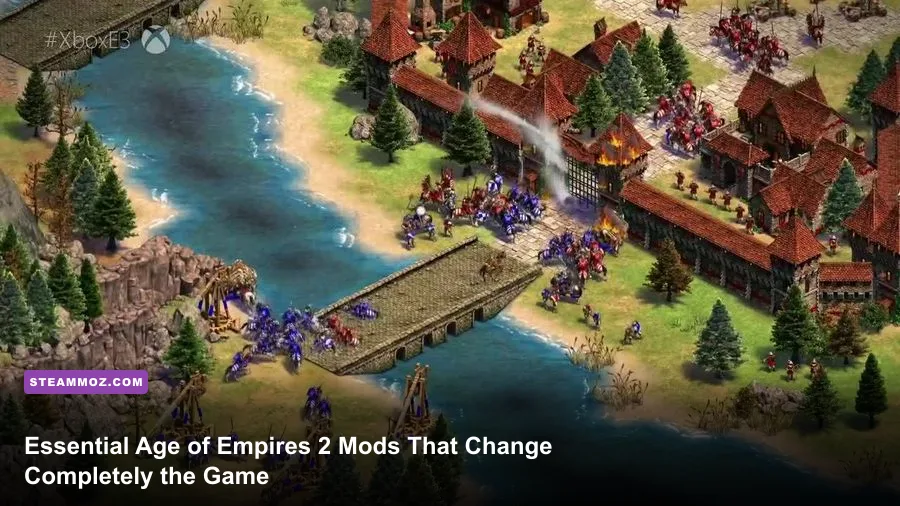 Epic clash between siege and cavalry in Age of Empires 2 Definitive Edition